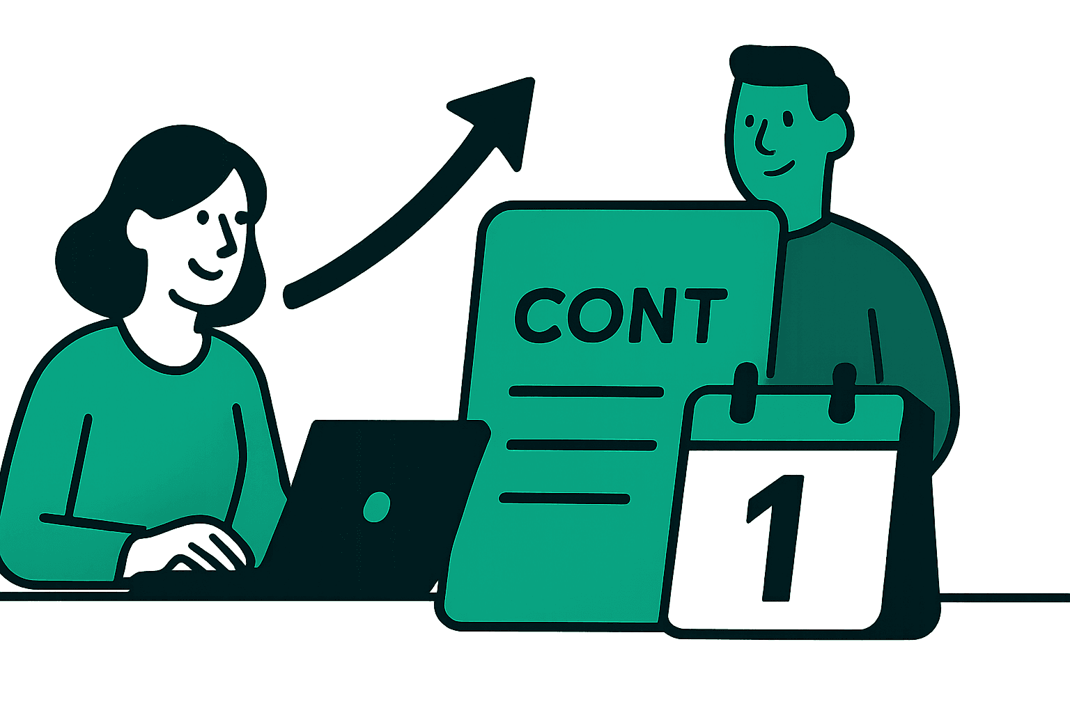 Content-Marketing für Selbstständige: Warum 1 Artikel pro Woche reicht